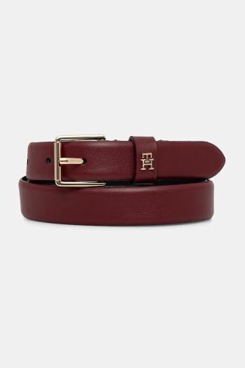 Opasok Tommy Hilfiger bordová farba, AW0AW17756