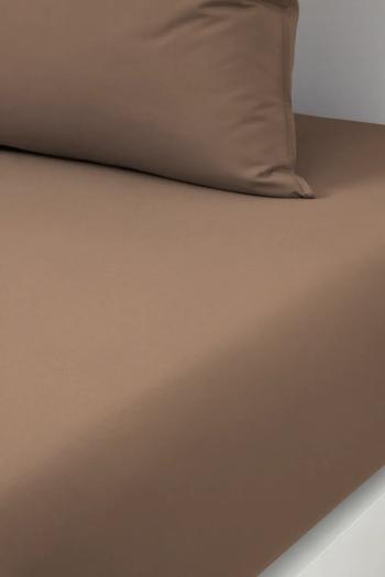 BOSS pamut gumis lepedő BEBOSS Camel 90 x 200 cm barna