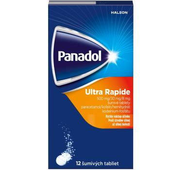 PANADOL Ultra Rapide šumivé tablety, stredne silná až silná bolesť 12 šumivých tabliet