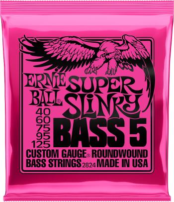 Ernie Ball 2824 Super Slinky Struny pre 5-strunovú basgitaru