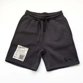 Kratase Karl Kani Small Signature Destroyed Sweat Shorts anthracite - S