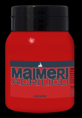 MAIMERI ACRILICO - Akrylové farby 180 - quinacridone lake, 0,5 L