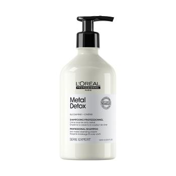 L´Oréal Professionnel Šampón pre farbené a poškodené vlasy, pre lesk vlasov, dlhšie trvajúcu farbu, bohatá textúra Serie Expert Metal Detox ( Professional Shampoo) 500 ml