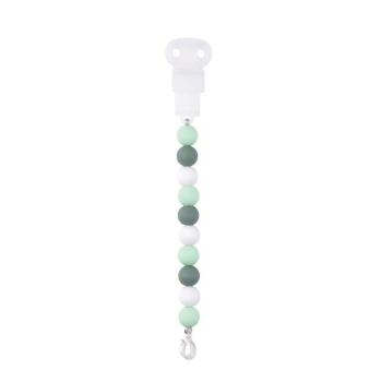 NATTOU Klip silikónový mint-white bez BPA