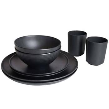 Bo-Camp IND Tableware Orville 16-d.mel.zw. (8712013814506)