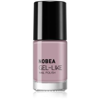 NOBEA Day-to-Day Gel-like Nail Polish lak na nechty s gélovým efektom odtieň Silky nude #N51 6 ml