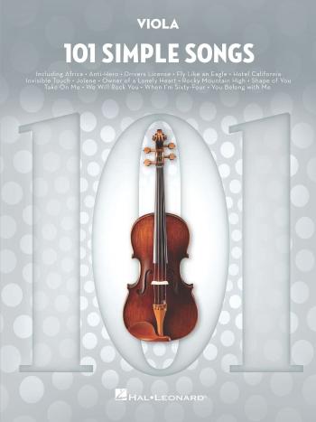 Hal Leonard 101 Simple Songs for Viola Noty