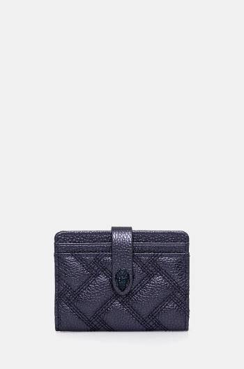 Kožené puzdro na karty Kurt Geiger London SMALL LEATHER GOODS tmavomodrá farba, 587981109