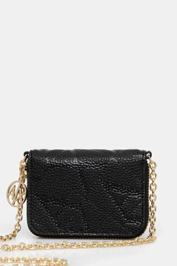 Peňaženka Armani Exchange dámska, čierna farba, XW000309 AF13680