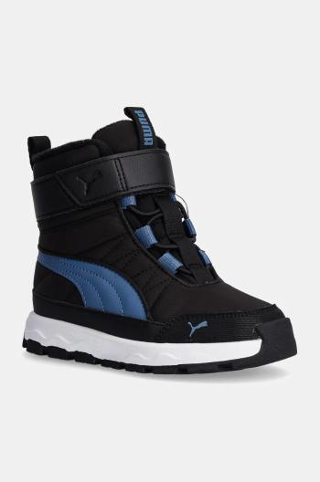 Detské snehule Puma Evolve Boot AC+ PS čierna farba