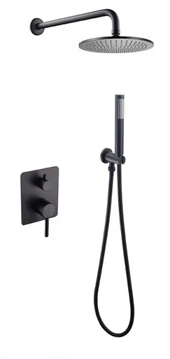 BESCO BESCO - Podomietkový sprchový set Decca / ILLUSION I - Čierna matná BABPDIICZ