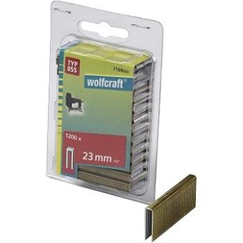 WOLFCRAFT - Spona úzka čalúnická 5,95 mm výška 23 mm, 1 200 ks (4006885716902)
