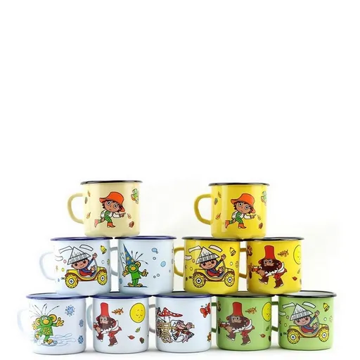 BELIS - Hrnček smalt 8cm Večerníček rôzne motívy