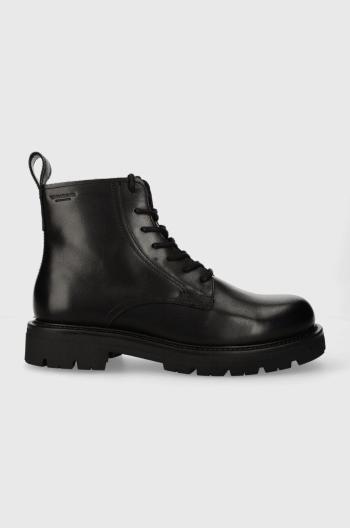 Kožené členkové topánky Vagabond Shoemakers CAMERON pánske, čierna farba, 5675.301.20