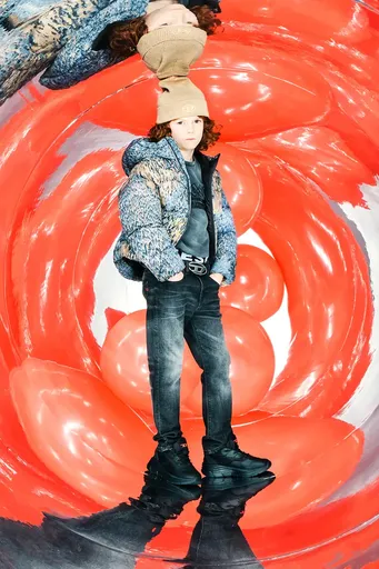 Detské rifle Diesel D-MAKI-J TROUSERS