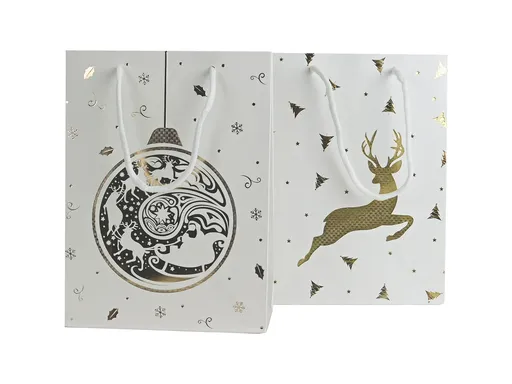 MAKRO - Taška vianočná 18x8,5x24cm rôzne motívy