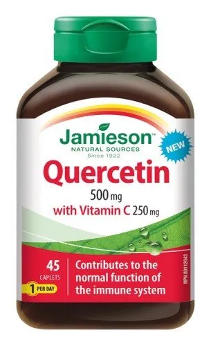 Jamieson kvercetín 500 mg s Vitamínom c 250 mg 45 ks