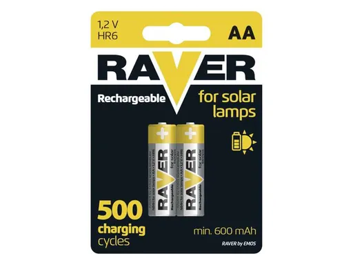 RAVER 600 mAh AA 1ks 1332212030