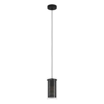 LED závesné osvetlenie Eglo PINTO TEXTIL 1 čierna 900341