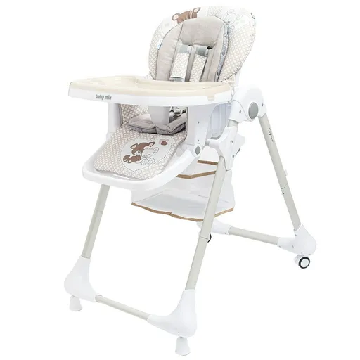 Baby Mix Detská jedálenská stolička Infant, béžová