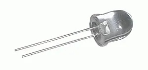 LED 10mm  biela  6000mcd/30°  číra