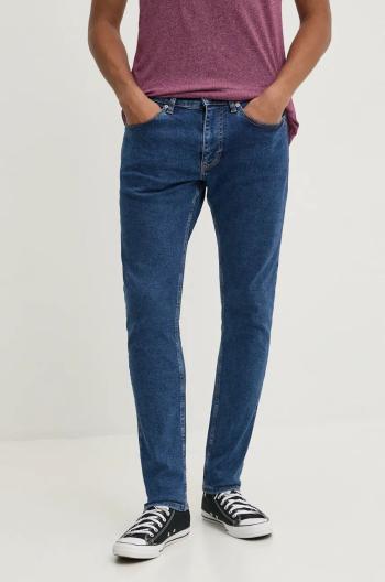 Rifle Tommy Jeans pánske, tmavomodrá farba, DM0DM20400
