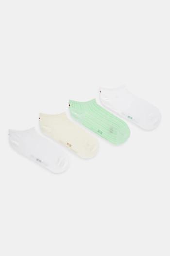 Ponožky Tommy Hilfiger 4-pak dámske, zelená farba, 701235891