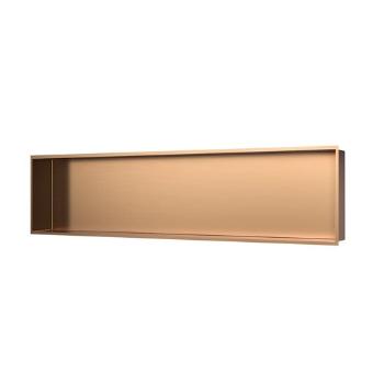 Vstavaná polička SAT Aurum ružovozlatá 121x28 cm SATAURN12128BRG