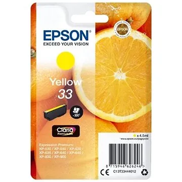 Epson T3344 žltá (C13T33444012)