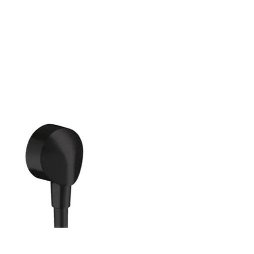 Hansgrohe FixFit podomietkový vývod na stenu matná čierna 27454670