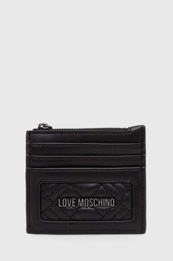 Peňaženka Love Moschino dámska, čierna farba, JC5685PP1LLA0000