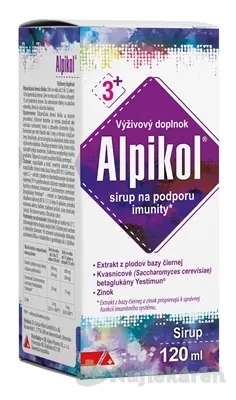 ALPIKOL sirup na podporu imunity 120 ml