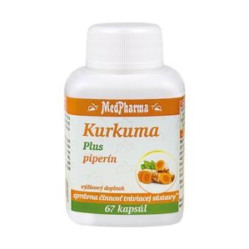 Medpharma Kurkuma Plus piperín, 67 kapsúl