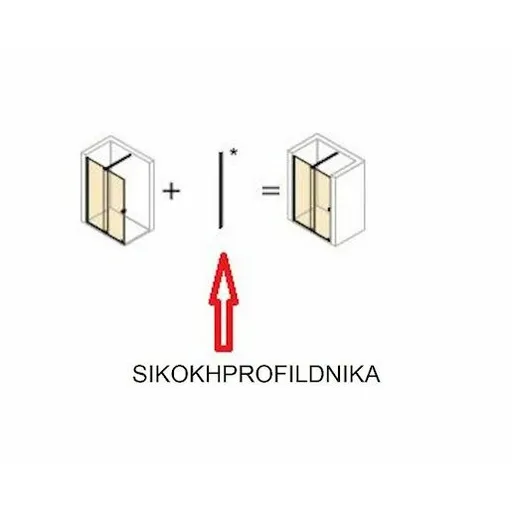 Nikov profil pre sprchové dvere HÜPPE Strike New SIKOKHPROFILDNIKA