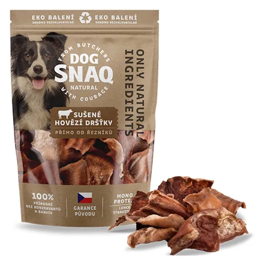 DOG SNAQ Hovädzie držky sušené 100 g