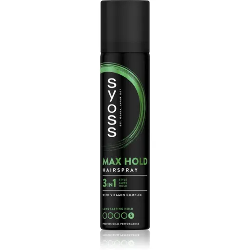 Syoss Max Hold lak na vlasy s extra silnou fixáciou mini 75 ml