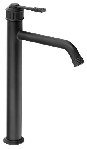 SAPHO - VERSI stojanková umývadlová batéria vysoká, predĺžená hubica, čierna mat RV007/15