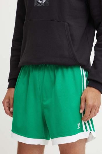 Šortky adidas Originals Adicolor pánske, zelená farba, IZ2448