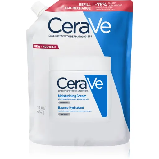 CeraVe Moisturizers hydratačný krém na tvár a telo pre suchú až veľmi suchú pokožku 454 g