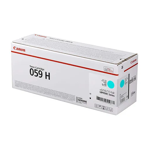 CANON 059H C - originálny toner, azúrový, 13500 strán