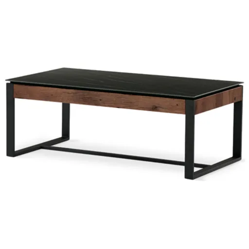 Konferenčný stolík Autronic 121x45 cm čierny keramika mat AHG-285 BK