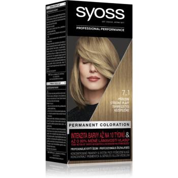 Syoss Color permanentná farba na vlasy odtieň 7_1 Natural Medium Blond 1 ks