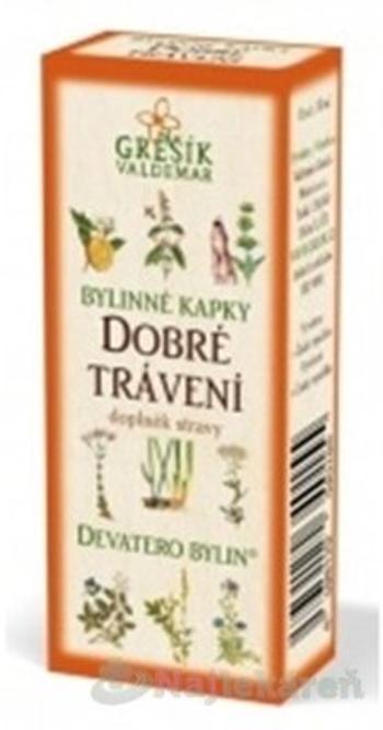 GREŠÍK BYLINNÉ KVAPKY DOBRÉ TRÁVENIE 50ml