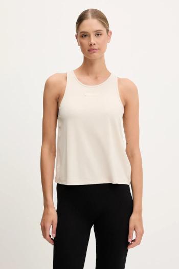 Tréningový top EA7 Emporio Armani béžová farba, AF12956.7W000251