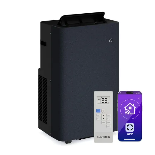 Klarstein AireLux prenosná klimatizácia, 14.000 BTU, Inteligentné ovládanie, Moderná