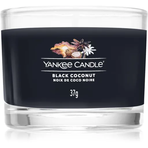 Yankee Candle Black Coconut votívna sviečka Signature 37 g