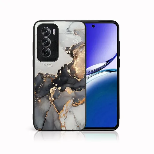 MY ART Ochranný kryt pre Oppo Reno12 5G GREY MARBLE (140)