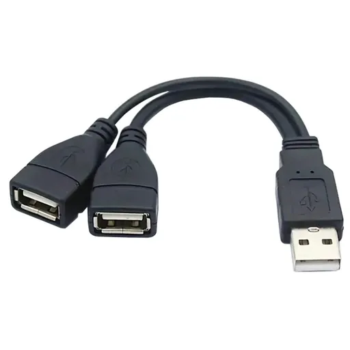 PREMIUMCORD Nabíjací kábel USB 2.0, 15cm, čierna