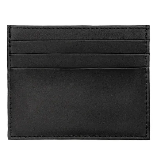 Elegantné kožené puzdro na karty a doklady čierne