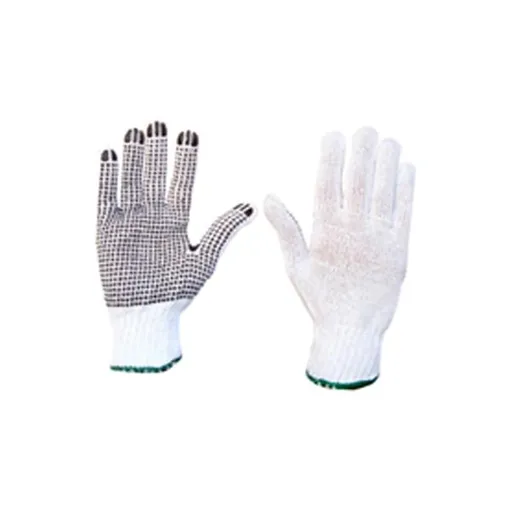 TORO Rukavice pletené so vzorom, veľ. L, bavlna